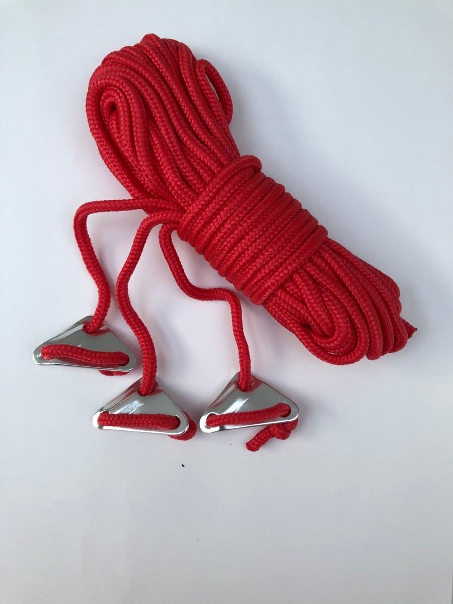 BENT guy rope set (3 pieces) red