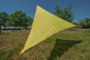 BENT Connectable awning “Zip-Canvas” lime / zip orange 
