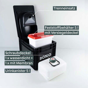Boxio Trockentrenn Toilette - Riegeladventure-Tools.com
