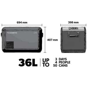 Dometic CFX3 35L-Kompressorkühlbox - Riegeladventure-Tools.com